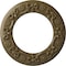 Ekena Millwork Ribbon with Bow Medallion (Canopies up to 7 1/2"), 12 1/4"OD x 7 1/2"ID x 7/8"P, Mississippi Mud CM12RIMMF - alternate 1